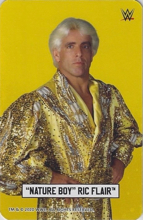 “Nature Boy” RIC Flair – Figure Four Leg Lock trading card PW Catalog