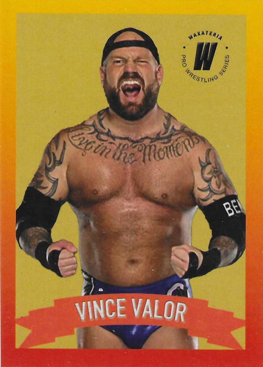 Vince Valor trading card PW Catalog