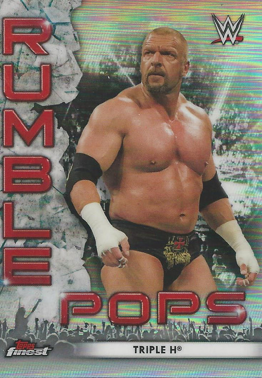 WWE Topps Finest 2021 Triple H RP-4 trading card PW Catalog