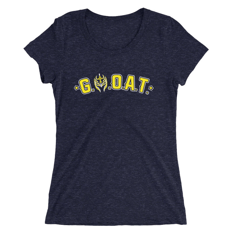 Rey Mysterio "G.M.O.A.T." Women's Tri-Blend T-Shirt T-Shirt PW Catalog