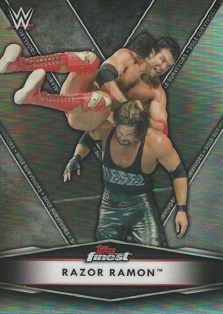 WWE Topps Finest 2021 Razor Ramon SS-3 trading card PW Catalog