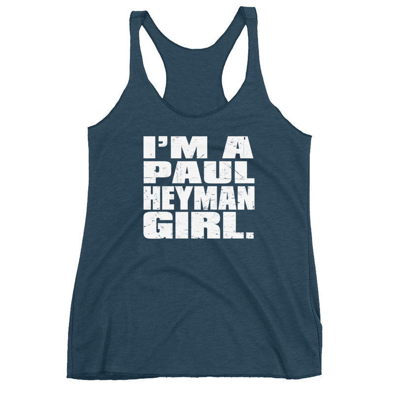 Paul Heyman "I'm a Paul Heyman Girl" Women's Racerback Tank Top