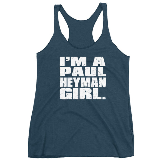 Paul Heyman "I'm a Paul Heyman Girl" Women's Racerback Tank Top Tank Top PW Catalog