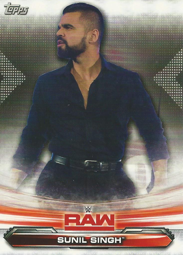 WWE Topps Raw 2019 Sunil Singh #70