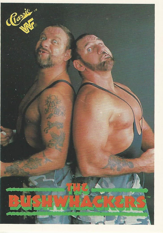 WWF Classic Trading Cards 1990 Bushwhackers No.70 trading card PW Catalog