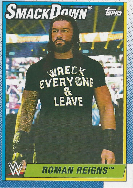 WWE Topps Heritage 2021 Roman Reigns #70