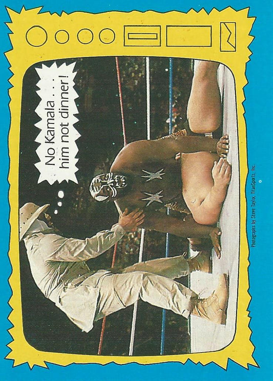 Topps WWF Wrestling Cards 1987 Kamala #70