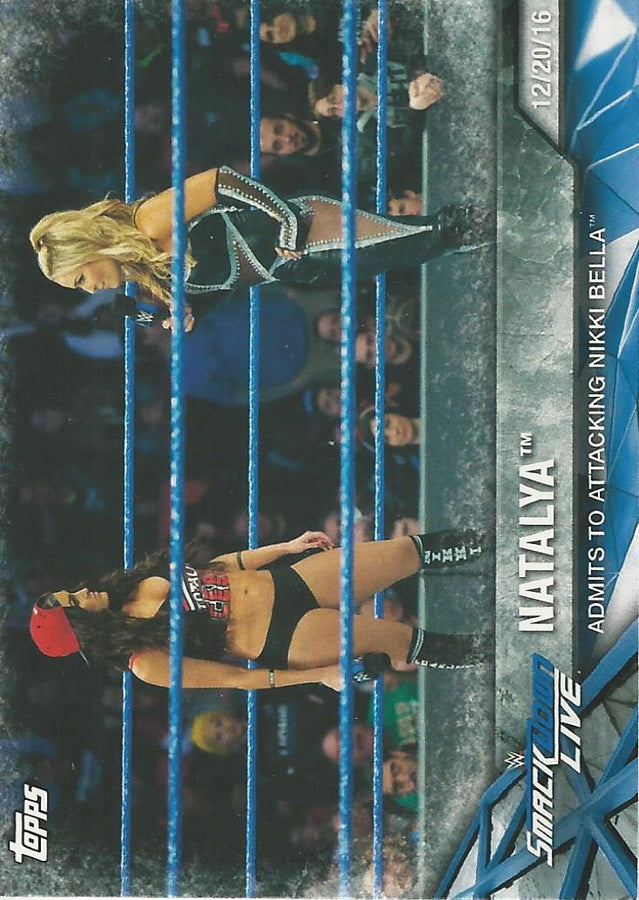 WWE Topps Women Division 2017 Natalya WWE-20 trading card PW Catalog