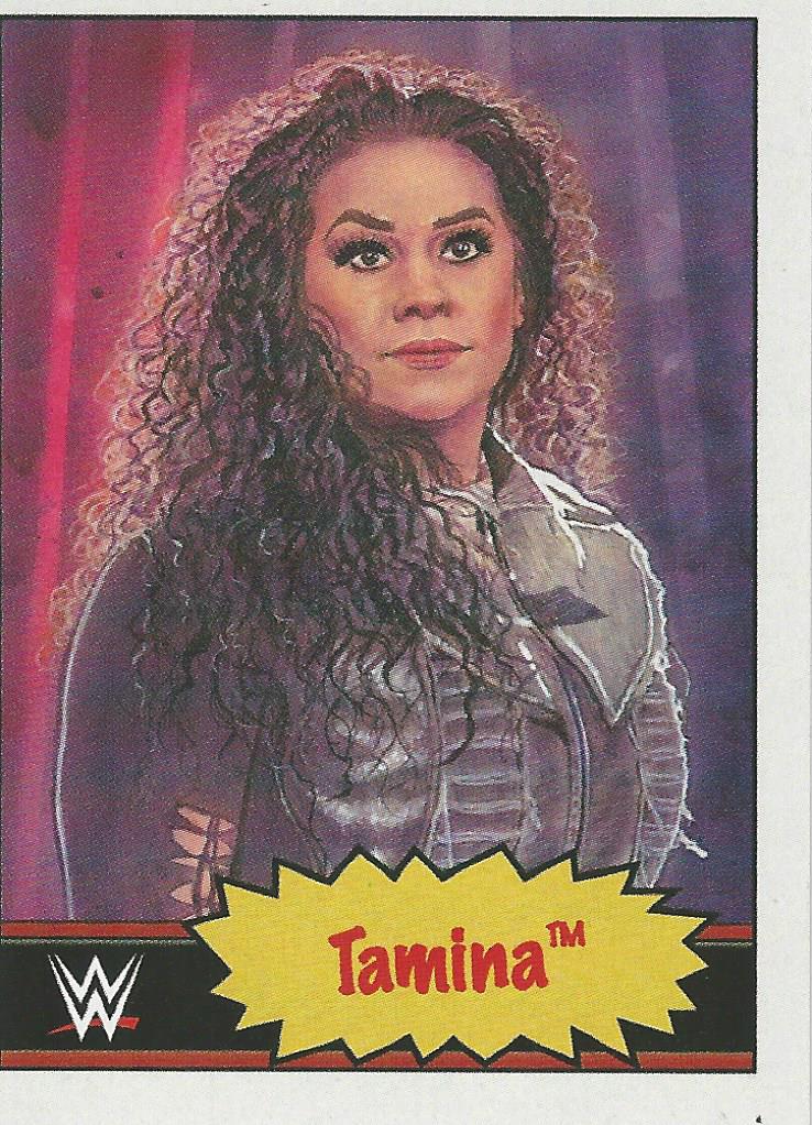 WWE Topps Living Set 2021 Tamina #70