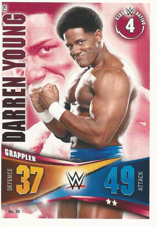 WWE Topps Slam Attax Rivals 2014 Darren Young #70