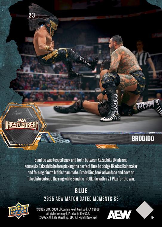 Brodido – Brodido Defends the AEW World TAG Team Championship Against Kazuchika Okada and Konosuke Takeshita