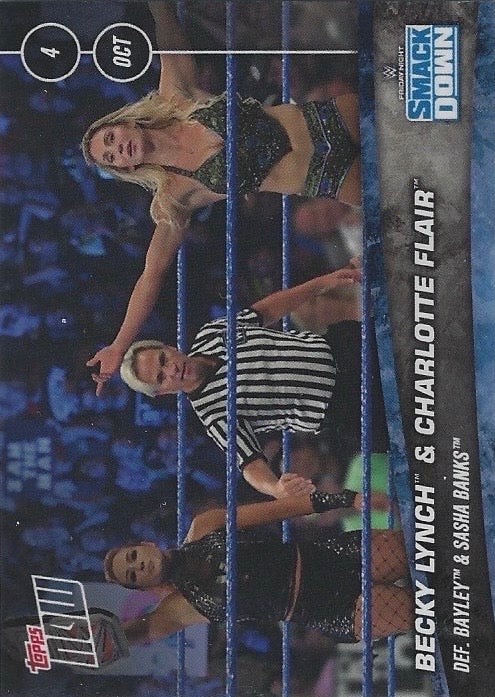 Becky Lynch & Charlotte Flair DEF. Bayley & Sasha Banks