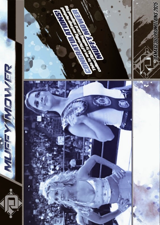 Muffy Mower trading card PW Catalog