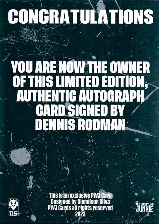 Dennis Rodman trading card PW Catalog