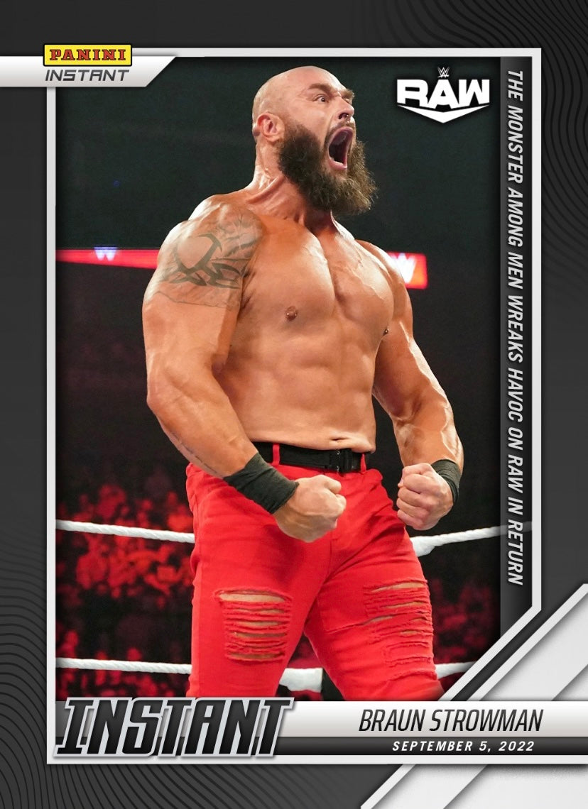 Braun Strowman – the Monster Among MEN Wreaks Havoc on RAW in Return trading card PW Catalog