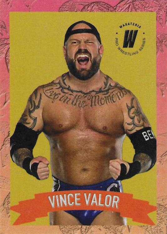 Vince Valor trading card PW Catalog