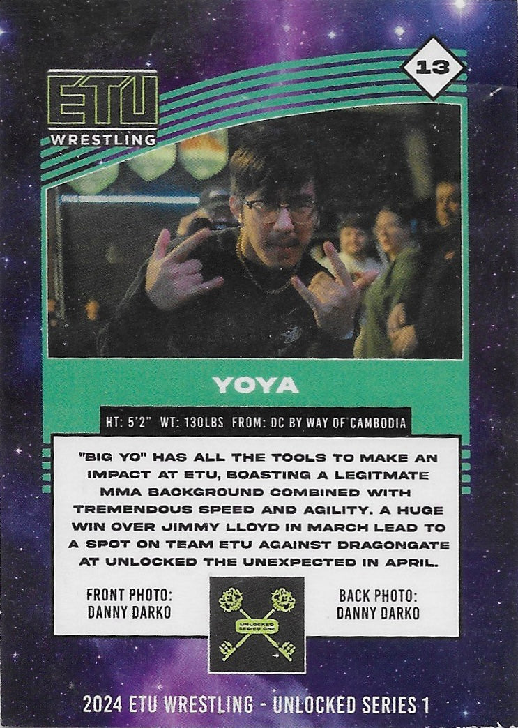 “The Cambodian Dragon” Yoya trading card PW Catalog