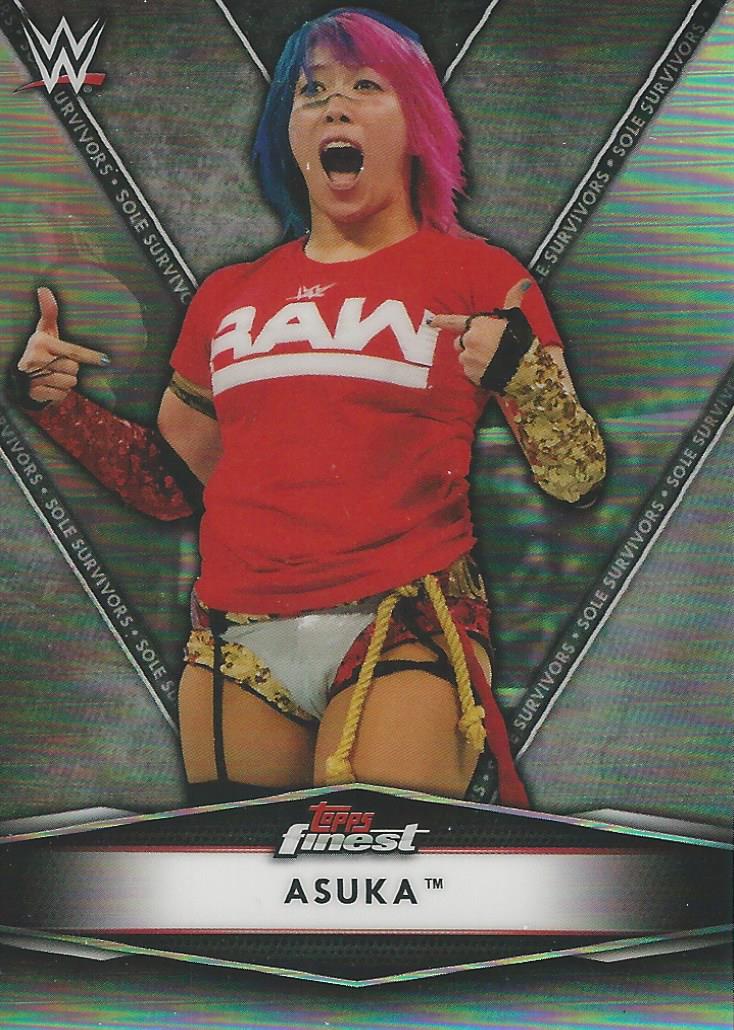 WWE Topps Finest 2021 Asuka SS-8 trading card PW Catalog