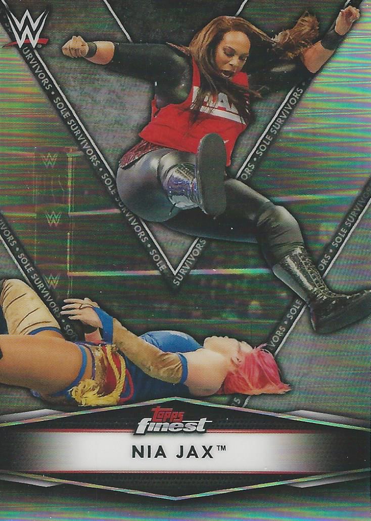 WWE Topps Finest 2021 Nia Jax SS-9 trading card PW Catalog