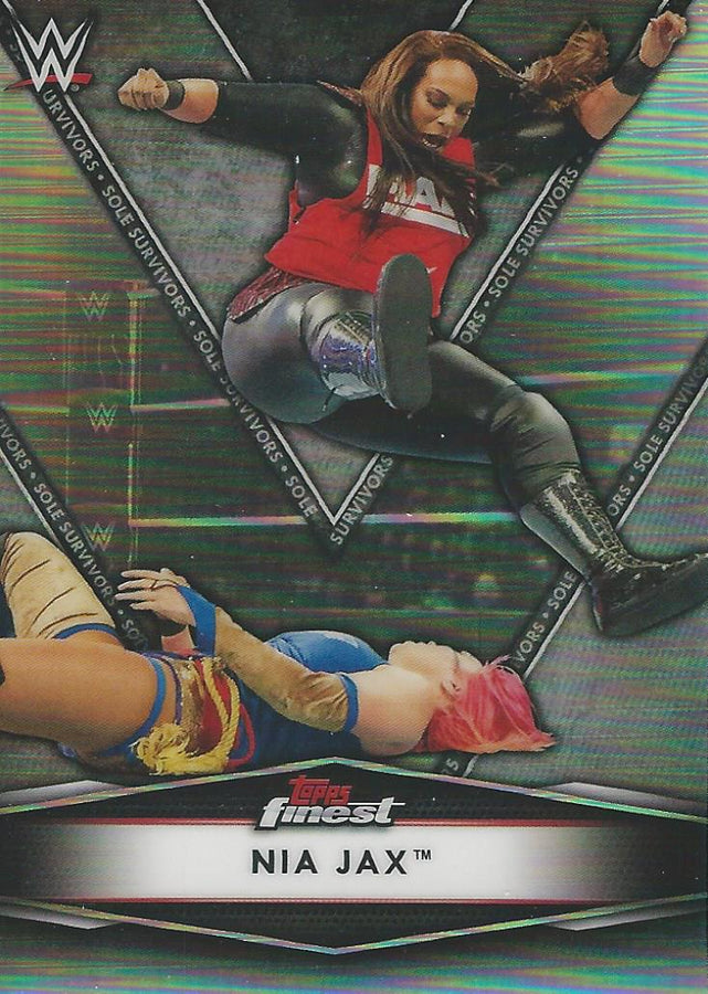WWE Topps Finest 2021 Nia Jax SS-9 trading card PW Catalog