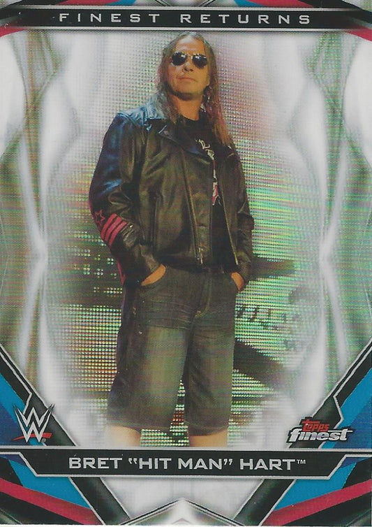 WWE Topps Finest 2020 Bret Hart R-1 trading card PW Catalog