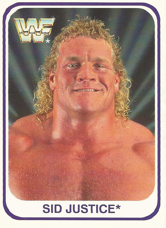 WWF Merlin 1991 Sid Justice #71