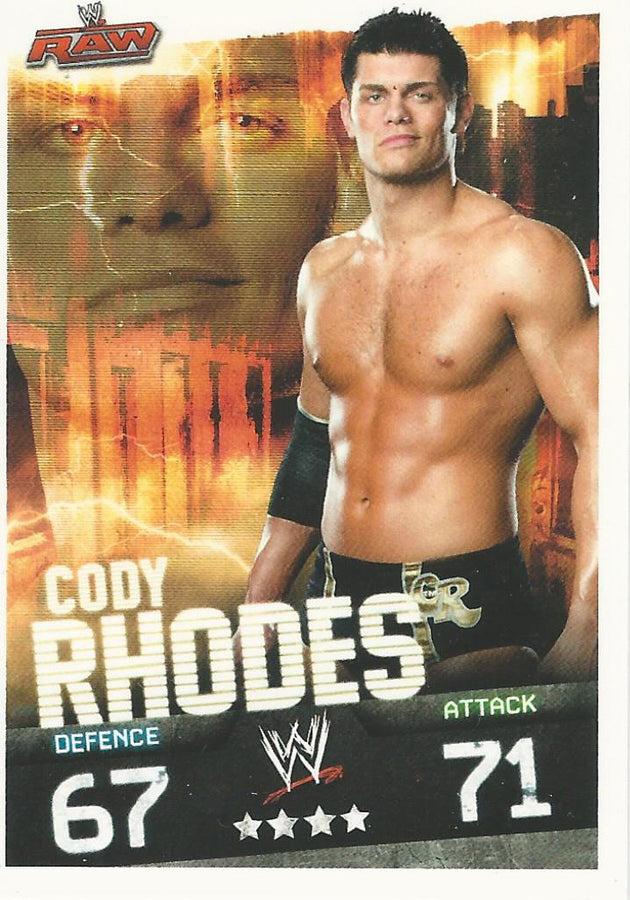WWE Topps Slam Attax Evolution 2010 Cody Rhodes #71