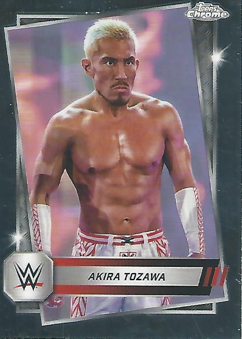 WWE Topps Chrome 2025 Trading Cards Akira Tozawa No.71 PW Catalog