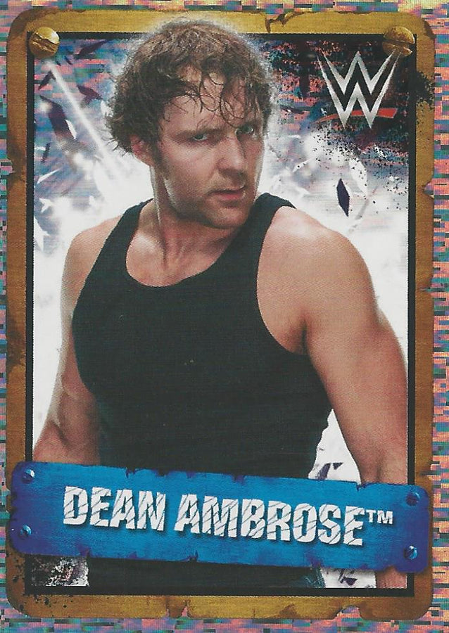 WWE Topps Stickers 2017 Dean Ambrose Foil #71