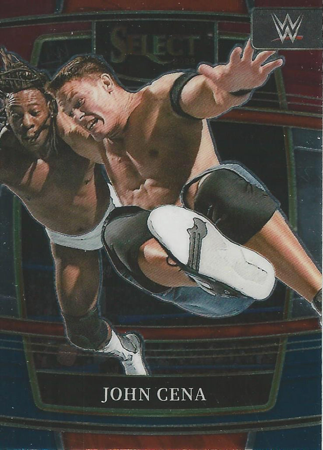 WWE Panini Select 2022 Red/Silver/Blue John Cena #71