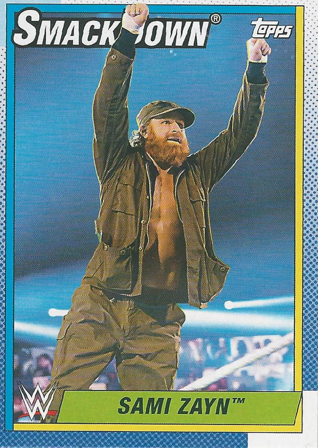 WWE Topps Heritage 2021 Sami Zayn #71