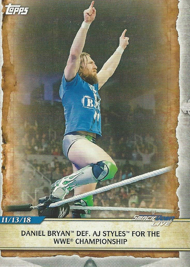 WWE Topps Road to Wrestlemania 2020 Daniel Bryan #71