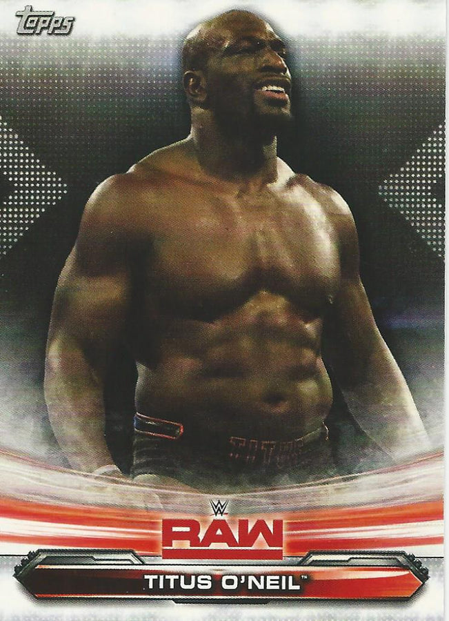 WWE Topps Raw 2019 Titus O'Neil #71