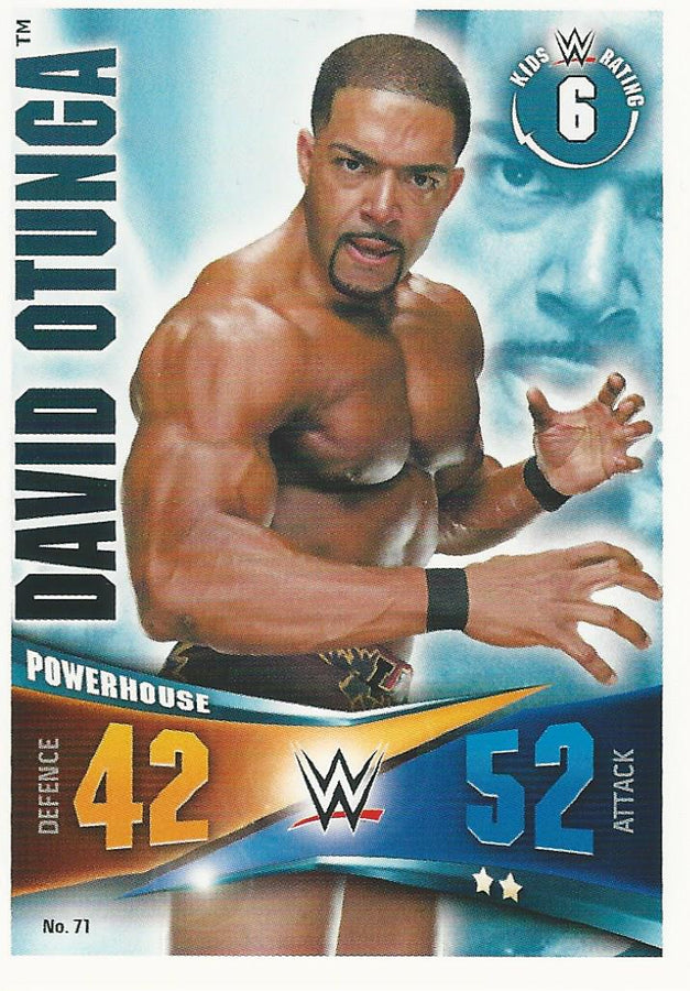 WWE Topps Slam Attax Rivals 2014 David Otunga #71