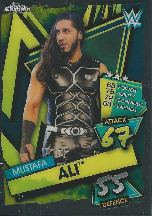 WWE Topps Slam Attax Chrome 2021 Mustafa Ali #71