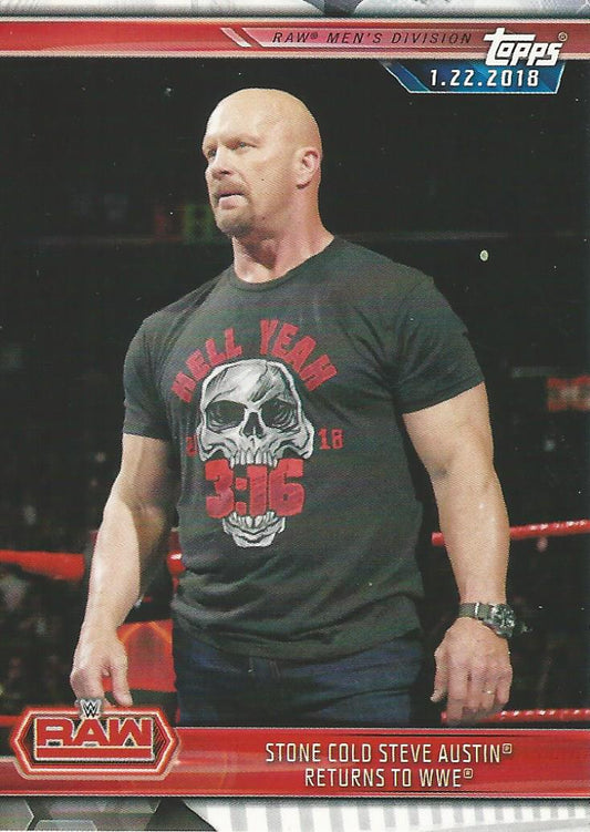WWE Topps Champions 2019 Stone Cold Steve Austin #21