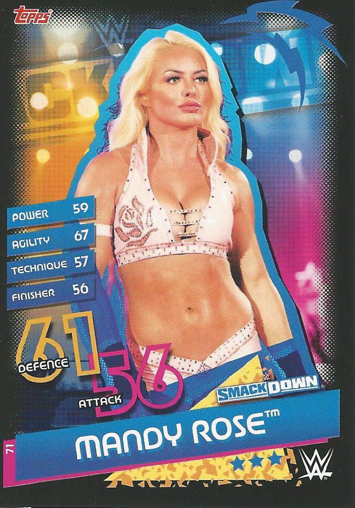 WWE Topps Slam Attax Reloaded 2020 Mandy Rose #71