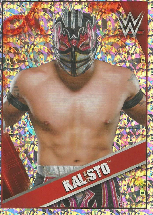 WWE Topps Then Now Forever 2016 Stickers Foil Kalisto #71