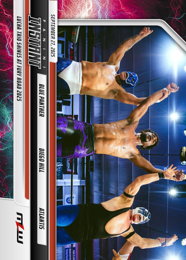 Blue Panther / Diego Hill / Atlantis – Lucha Trio Shines at Fury Road 2025 trading card PW Catalog