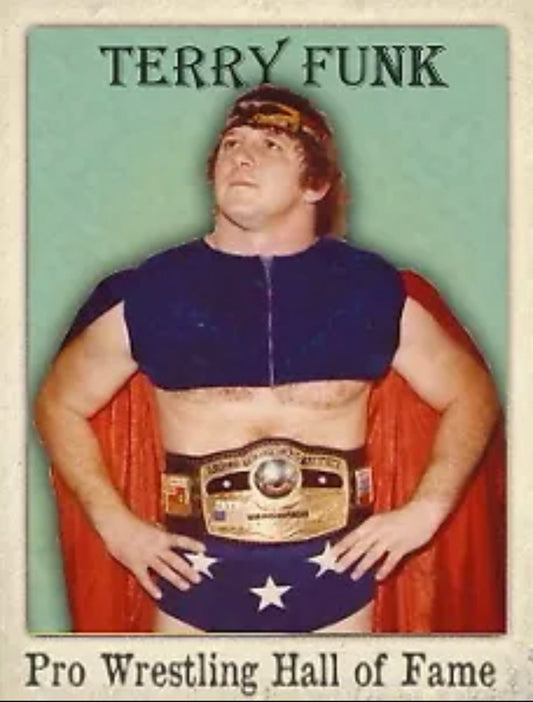 Terry Funk trading card PW Catalog
