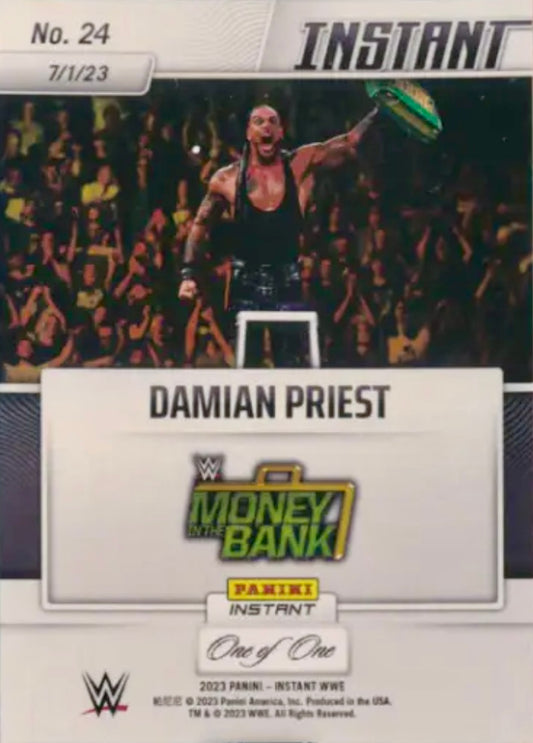 Damian Priest – Damian Priest Becomes “Señor” Money in the Bank trading card PW Catalog