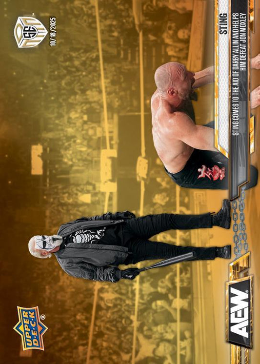 Sting – Sting Comes to the AID of Darby Allin and Helps HIM Defeat JON Moxley