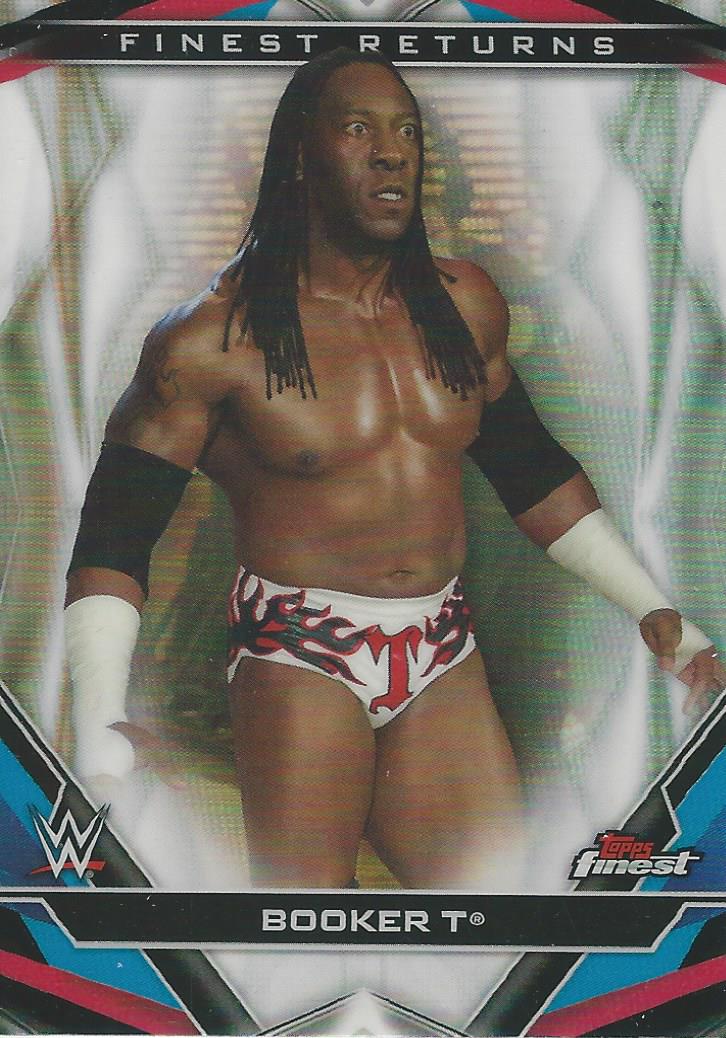 WWE Topps Finest 2020 Booker T R-2 trading card PW Catalog