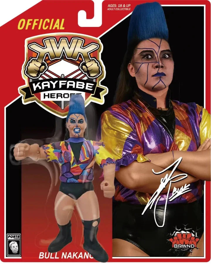 KWK Kayfabe Heroes Bull Nakano [Red Card Variant] PW Catalog