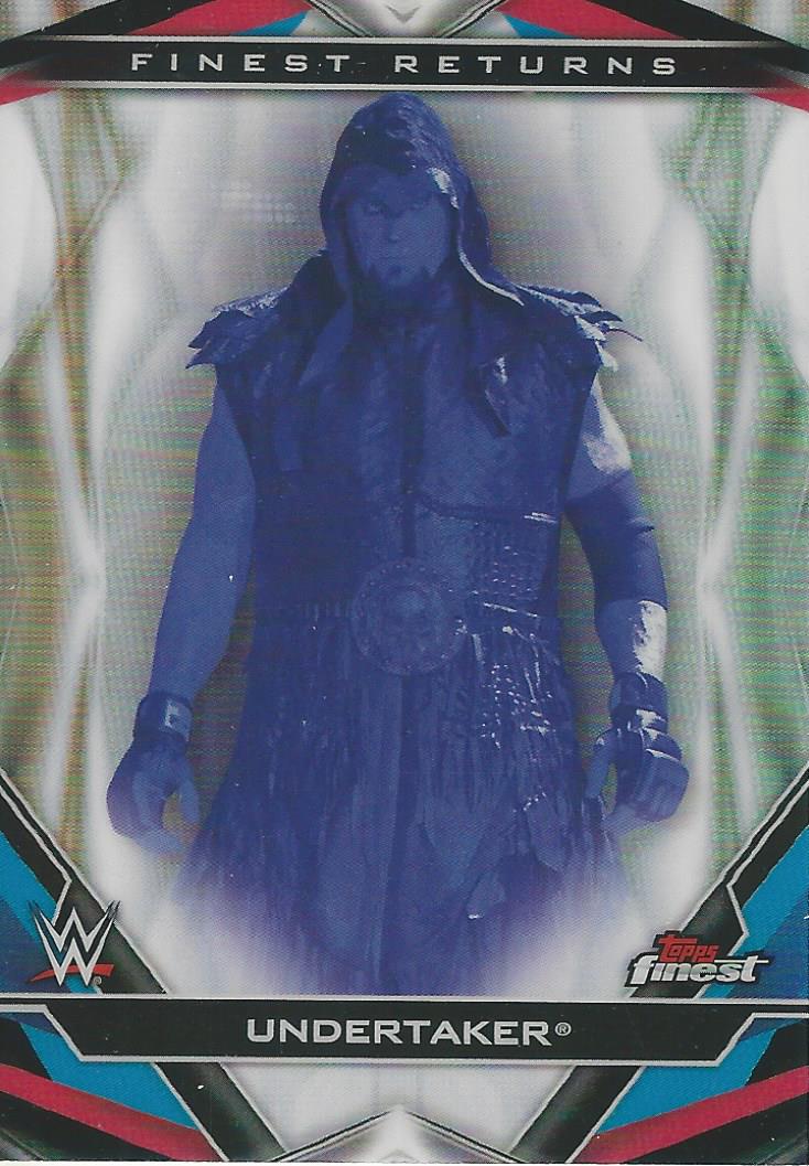 WWE Topps Finest 2020 Undertaker R-6 trading card PW Catalog