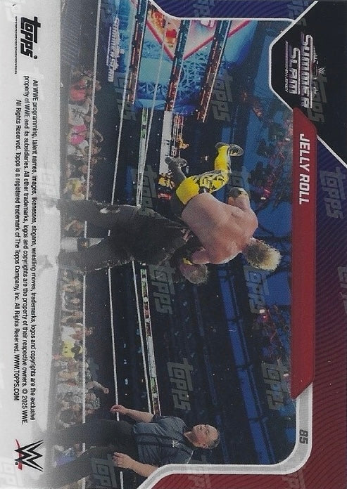 Jelly Roll Country Superstar Thrills With In-Ring Debut trading card PW Catalog