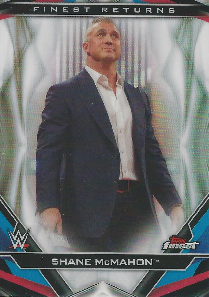 WWE Topps Finest 2020 Shane McMahon R-9 trading card PW Catalog