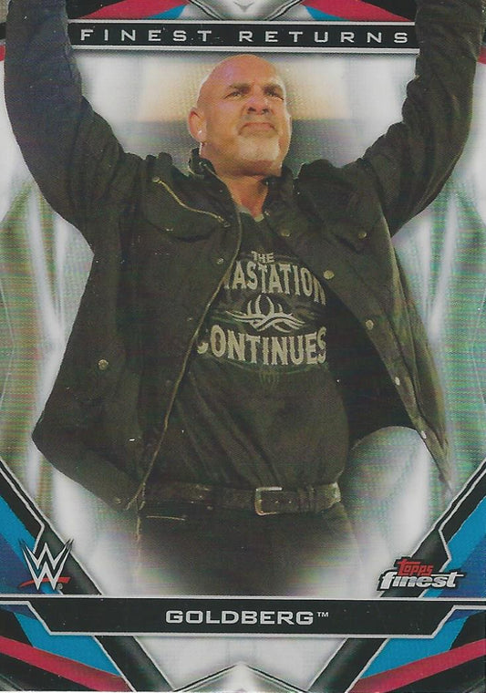 WWE Topps Finest 2020 Goldberg R-11 trading card PW Catalog