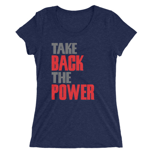 Sami Zayn "Take Back The Power" Women's Tri-Blend T-Shirt T-Shirt PW Catalog