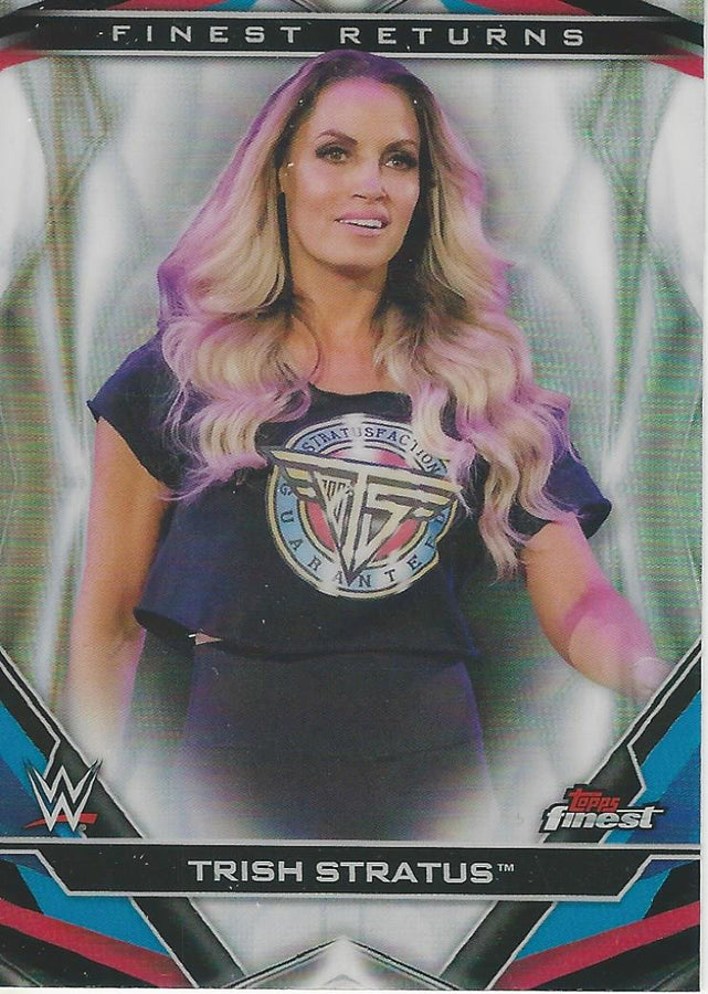WWE Topps Finest 2020 Trish Stratus R-16 trading card PW Catalog